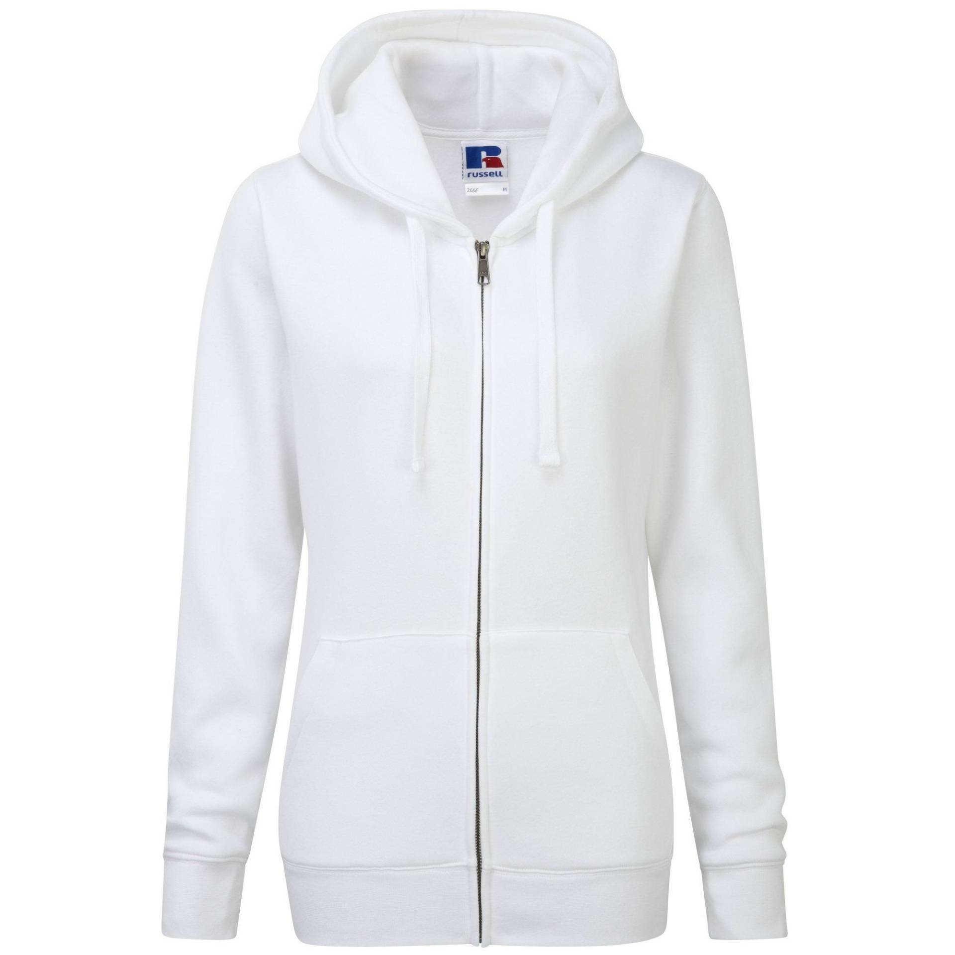 Premium Authentisches Kapuzenjacken Damen Weiss XS von Russell