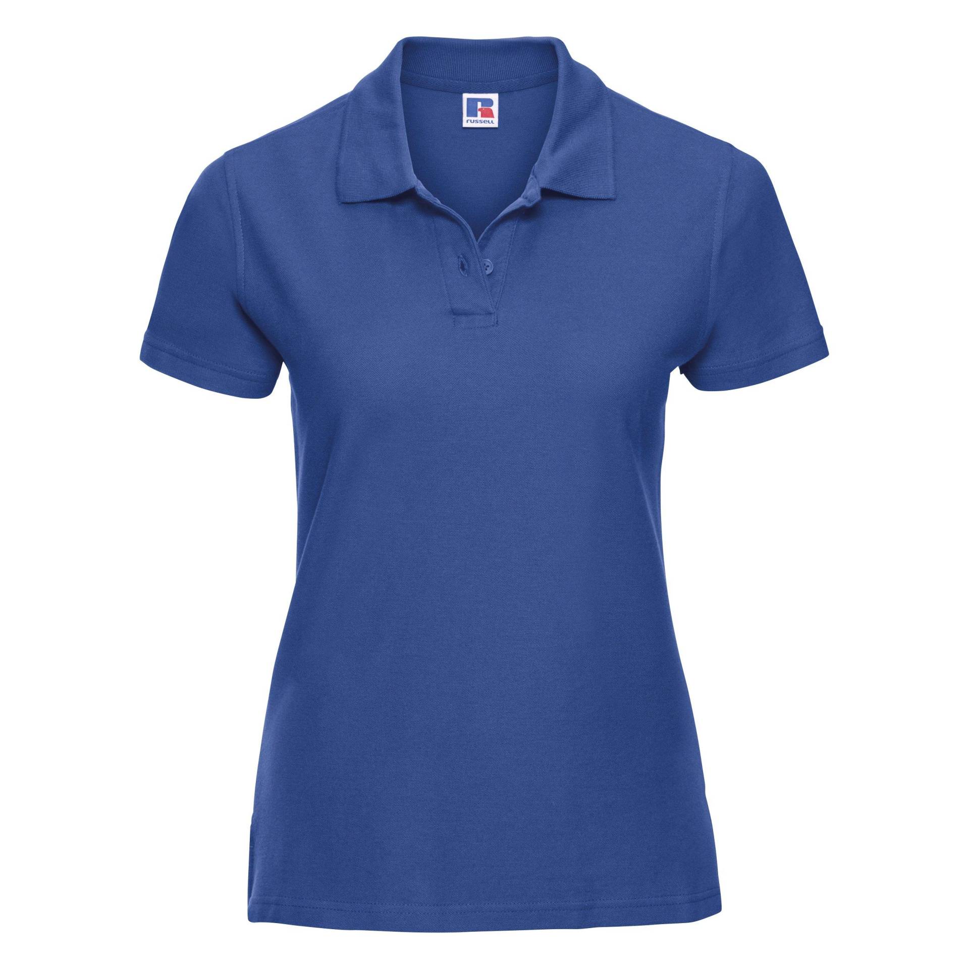 Polo Shirt Europe Ultimate Klassik Kurzarm Damen Königsblau XS von Russell