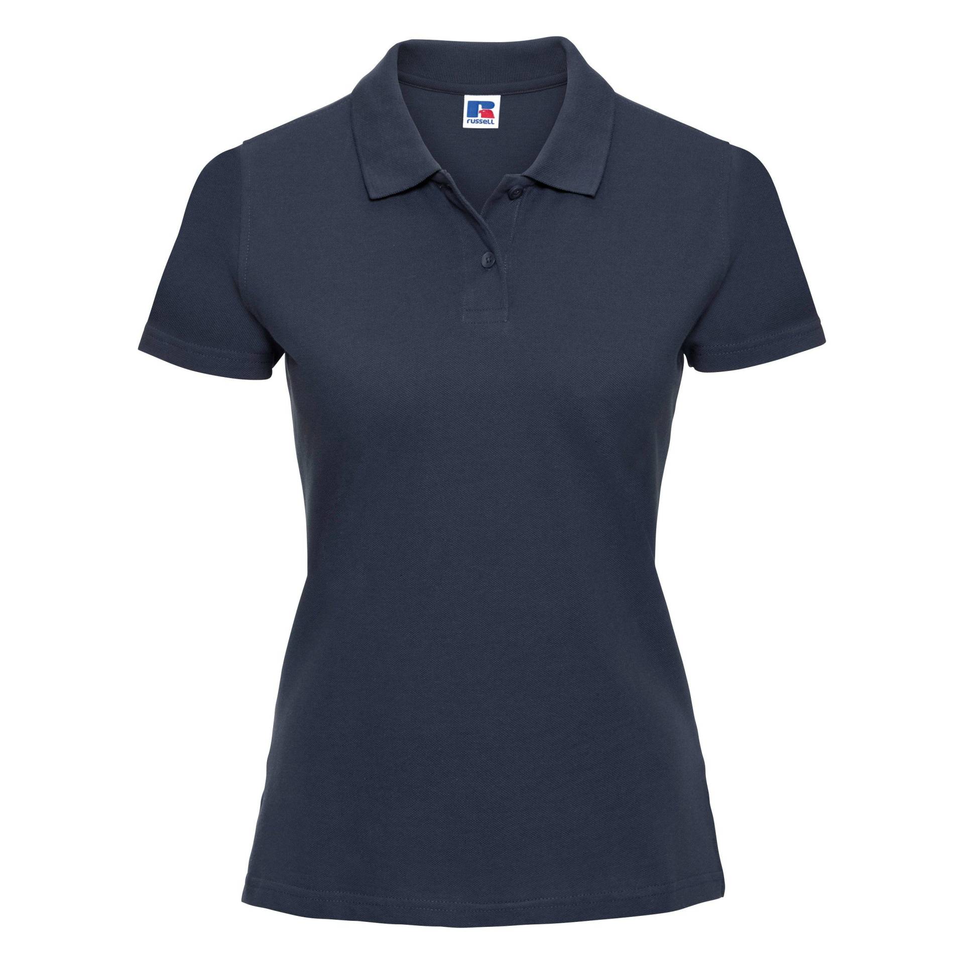 Polo Shirt Europe Klassik Kurzarm Damen Marine XXL von Russell