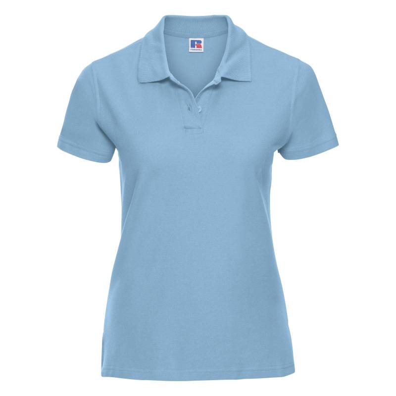 Polo Shirt Europe Ultimate Klassik Kurzarm Damen Himmelblau XXL von Russell