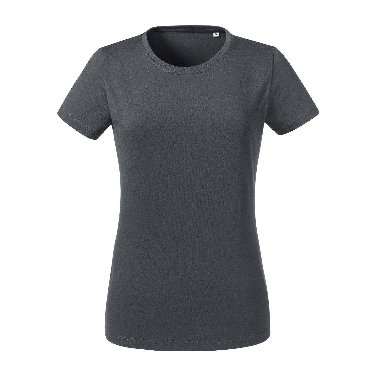 T-shirt Mit Kurzen Ärmeln Damen Grau XXL von Russell