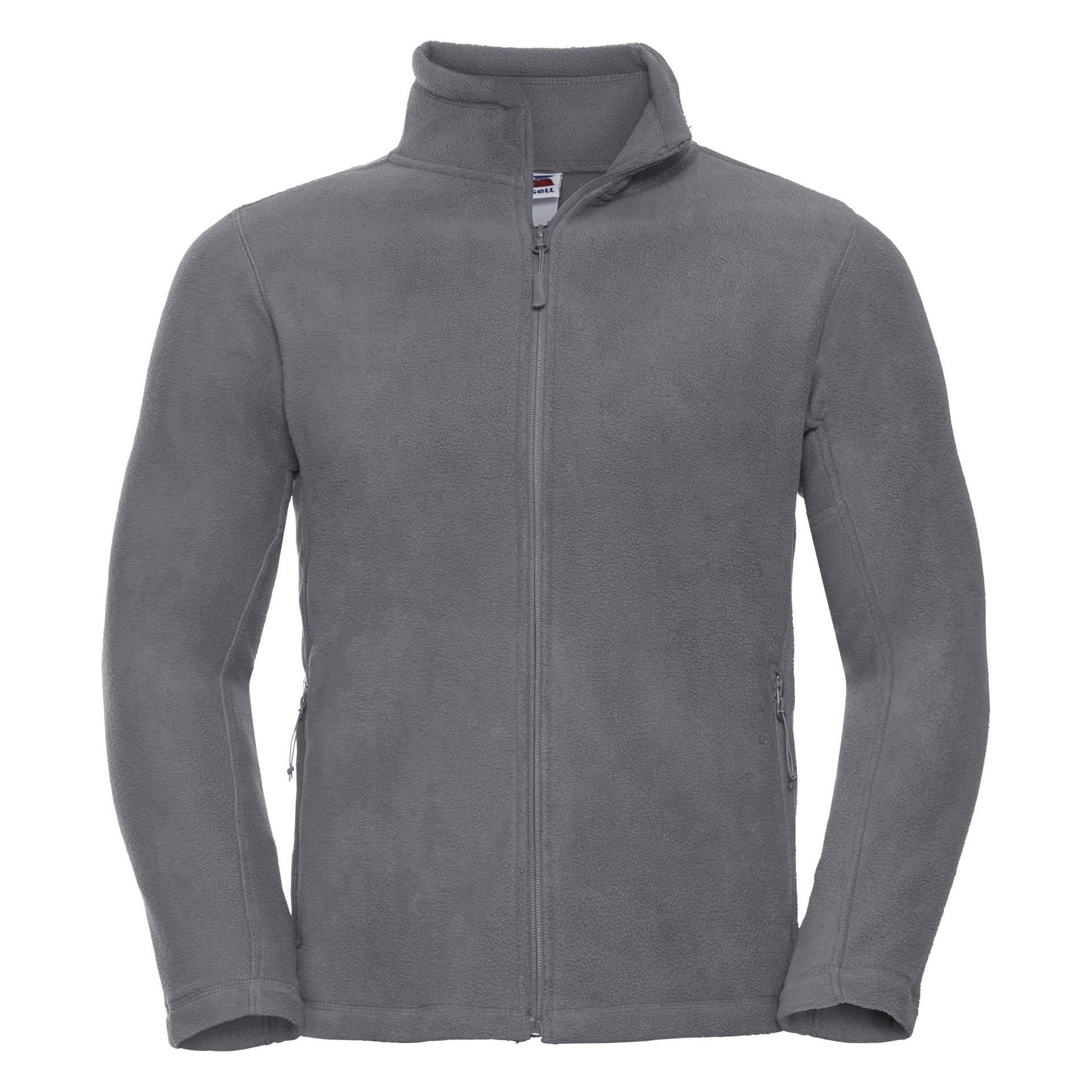 Outdoorfleecejacke Herren Grau M von Russell