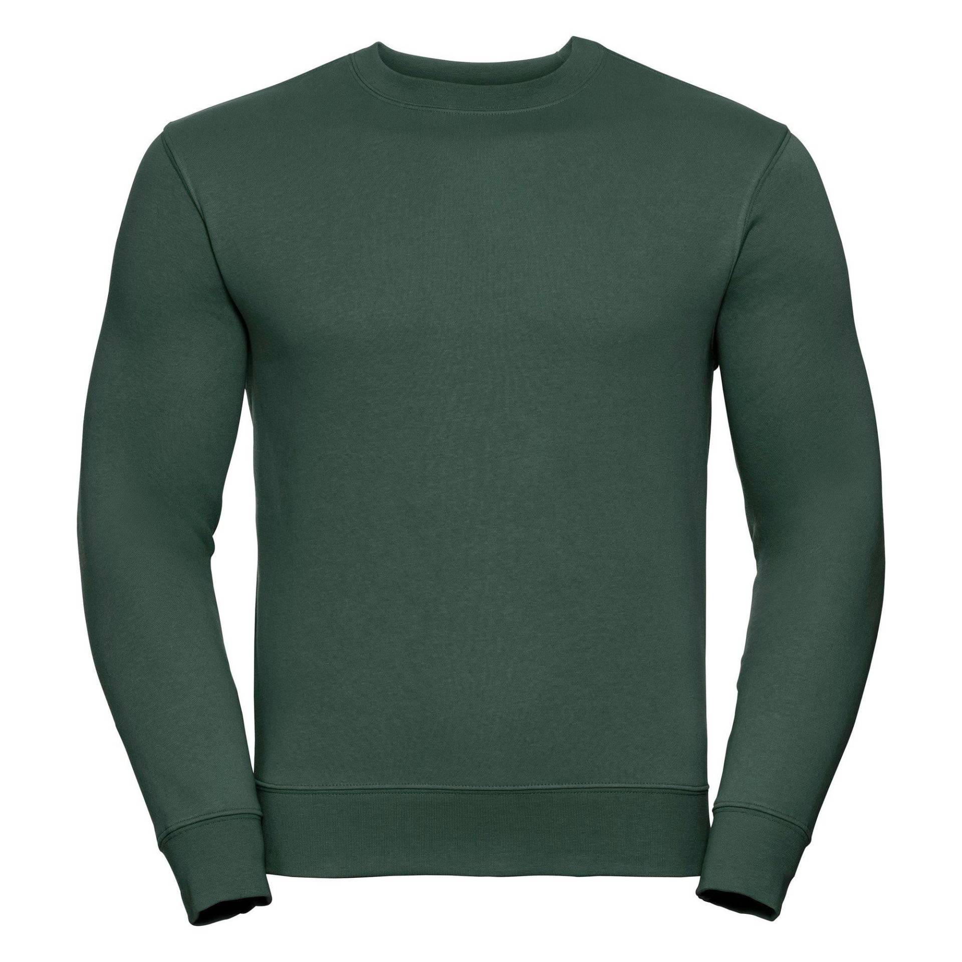 Authentic Sweatshirt (schlanker Cut) Herren Grün S von Russell