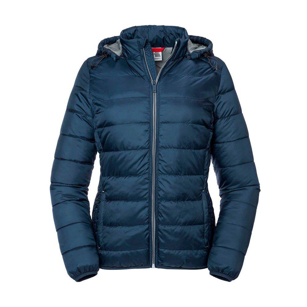 Nano Jacke Mit Kapuze Damen Marine 3XL von Russell