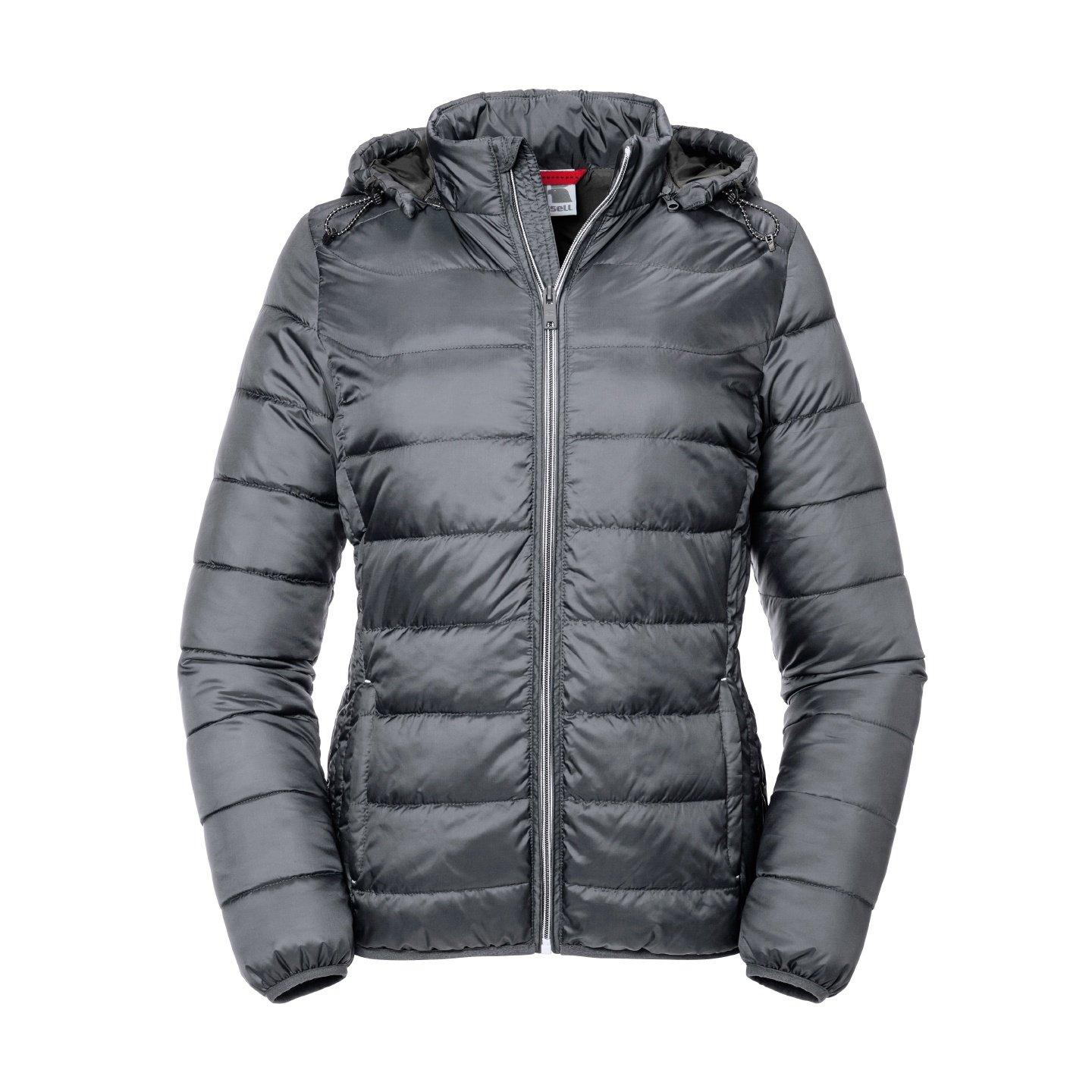 Nano Jacke Mit Kapuze Damen Grau S von Russell