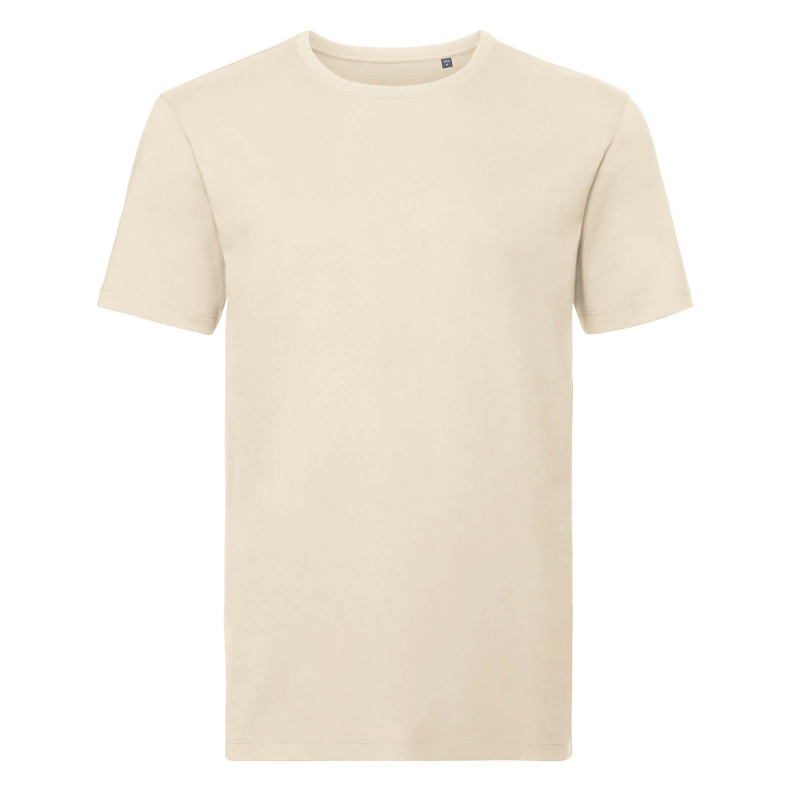 Organik Tshirt Kurzarm Herren Beige XXL von Russell