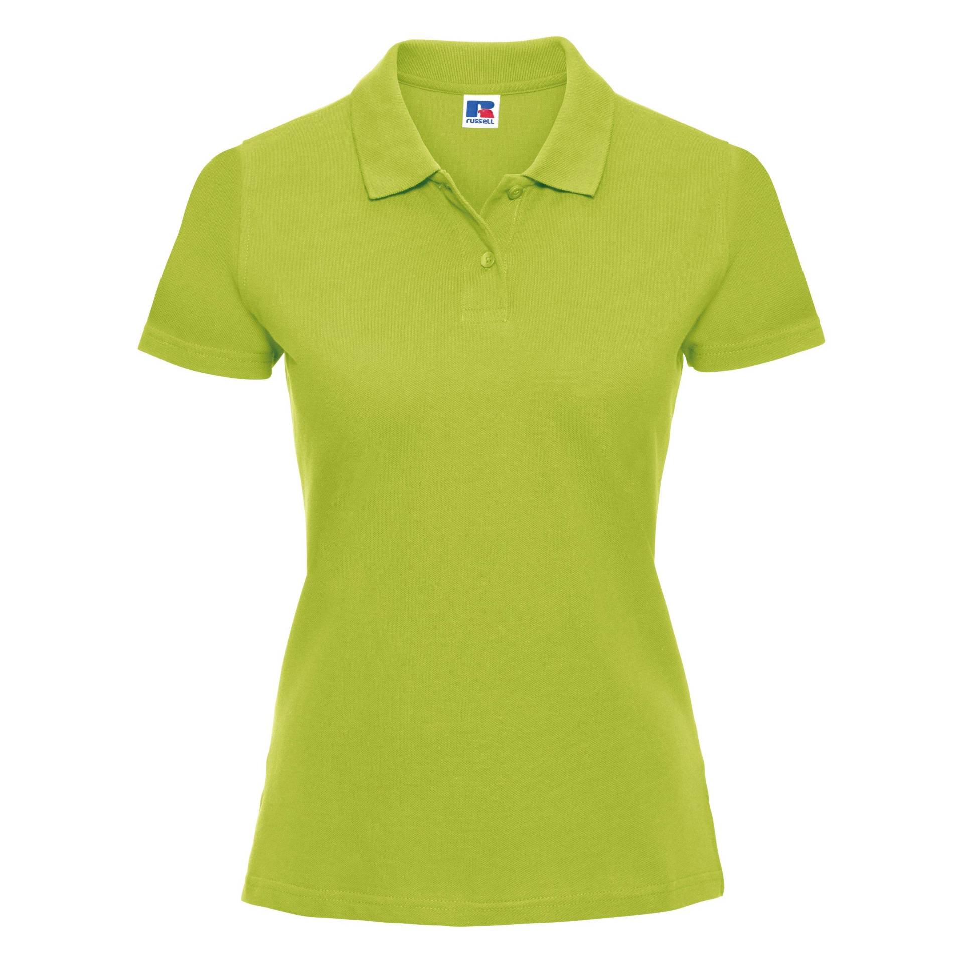 Polo Shirt Europe Klassik Kurzarm Damen Limone XXL von Russell