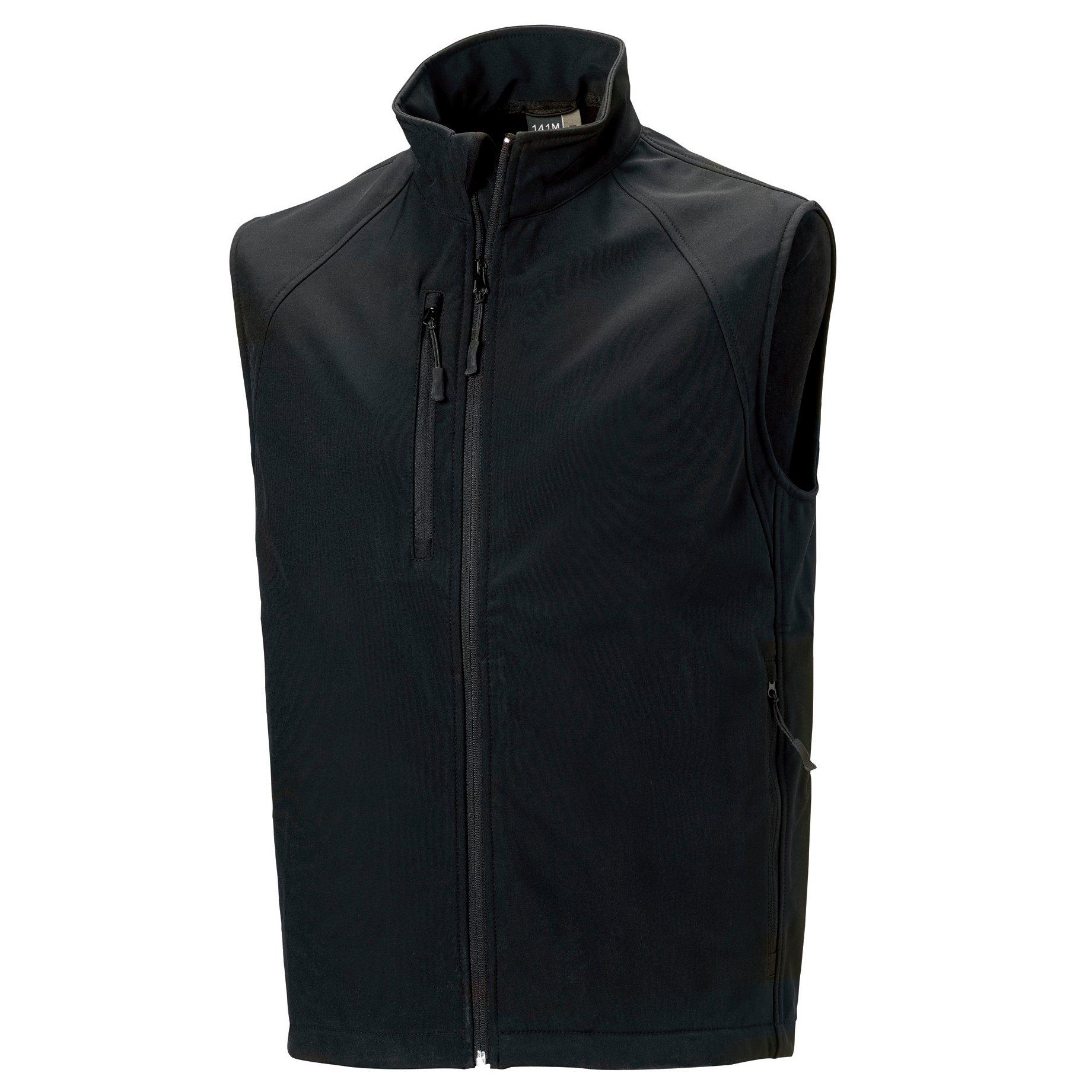 Softshellweste, 3lagig Herren Schwarz M von Russell