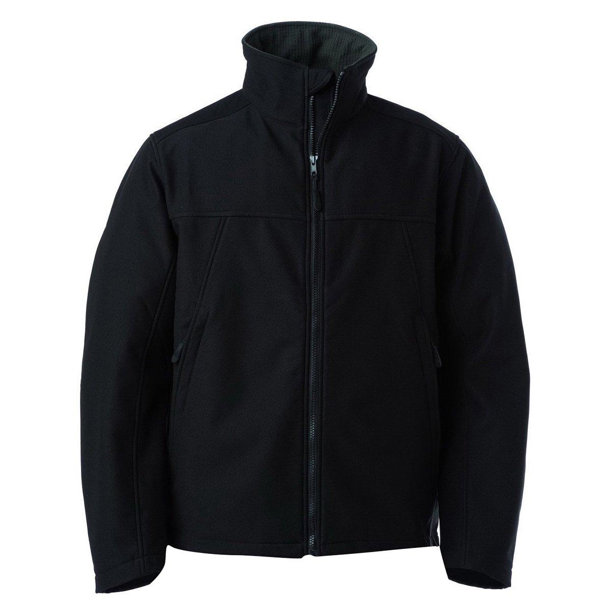 Workwear Softshell Membranjacke, Wasserabweisend, Atmungsaktiv Herren Schwarz XS von Russell