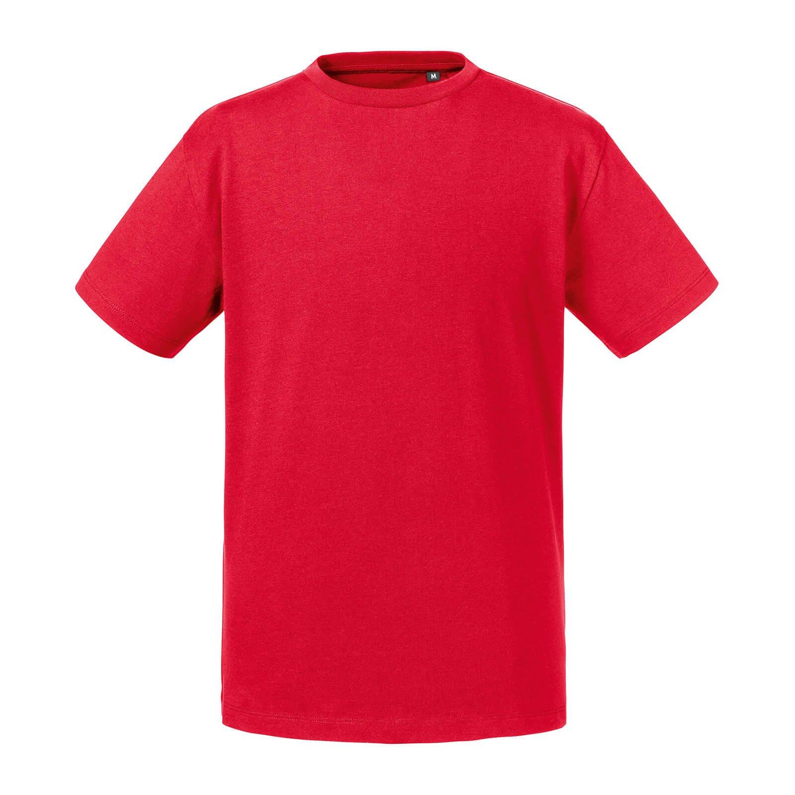 Organik Tshirt Jungen Rot Bunt 116 von Russell