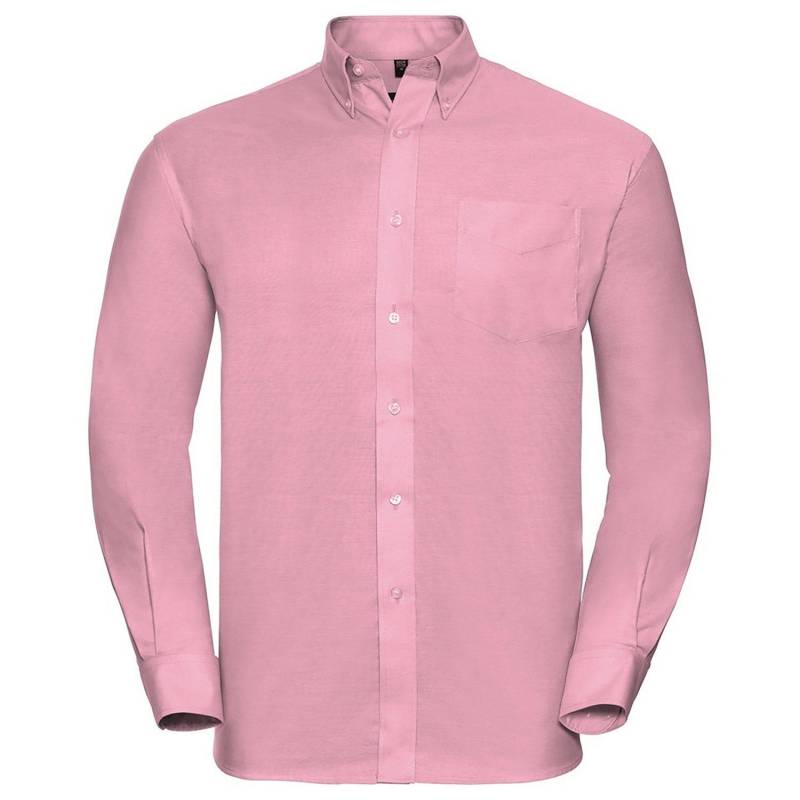 Oxford Hemd, Langärmlig, Pflegeleicht Herren Pink 38 von Russell