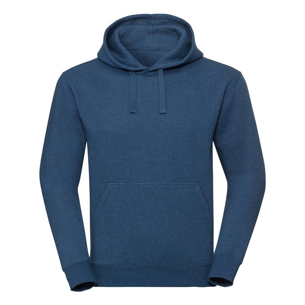 Authentisches Melange Hoodie Herren Blau 3XL von Russell