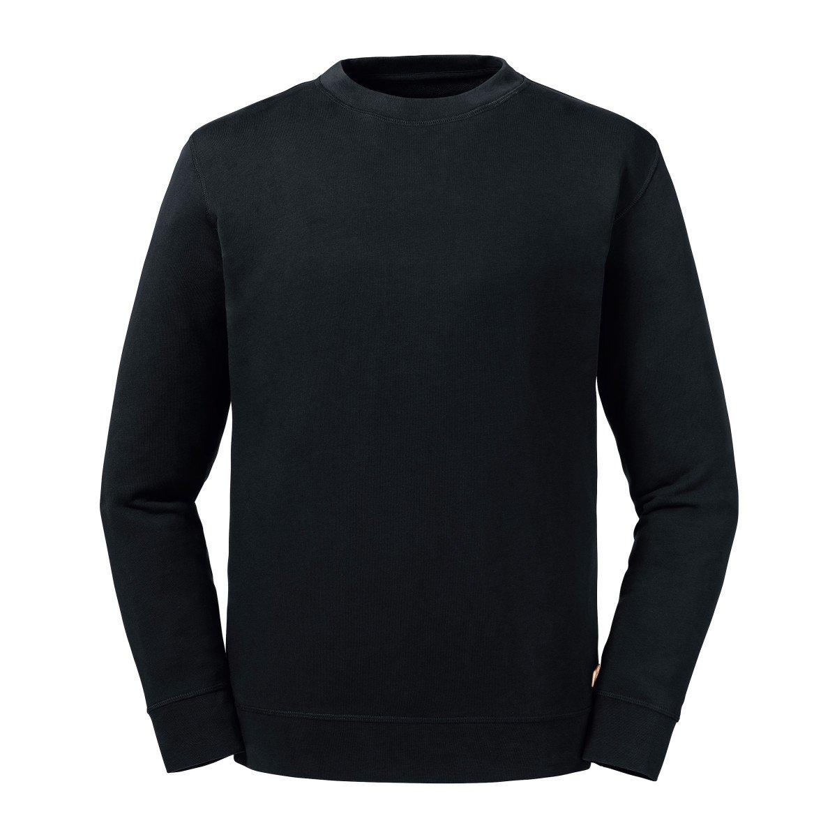 Sweatshirt, Aus Biologischem Anbau Damen Schwarz 3XL von Russell