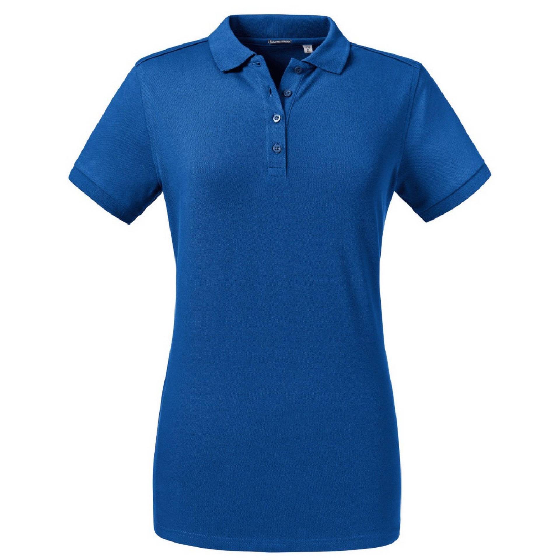 Poloshirt, Stretch Damen Königsblau M von Russell