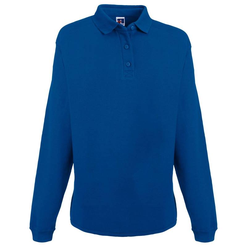Europe Sweatshirt Mit Knopfleiste Und Kragen Herren Königsblau XL von Russell