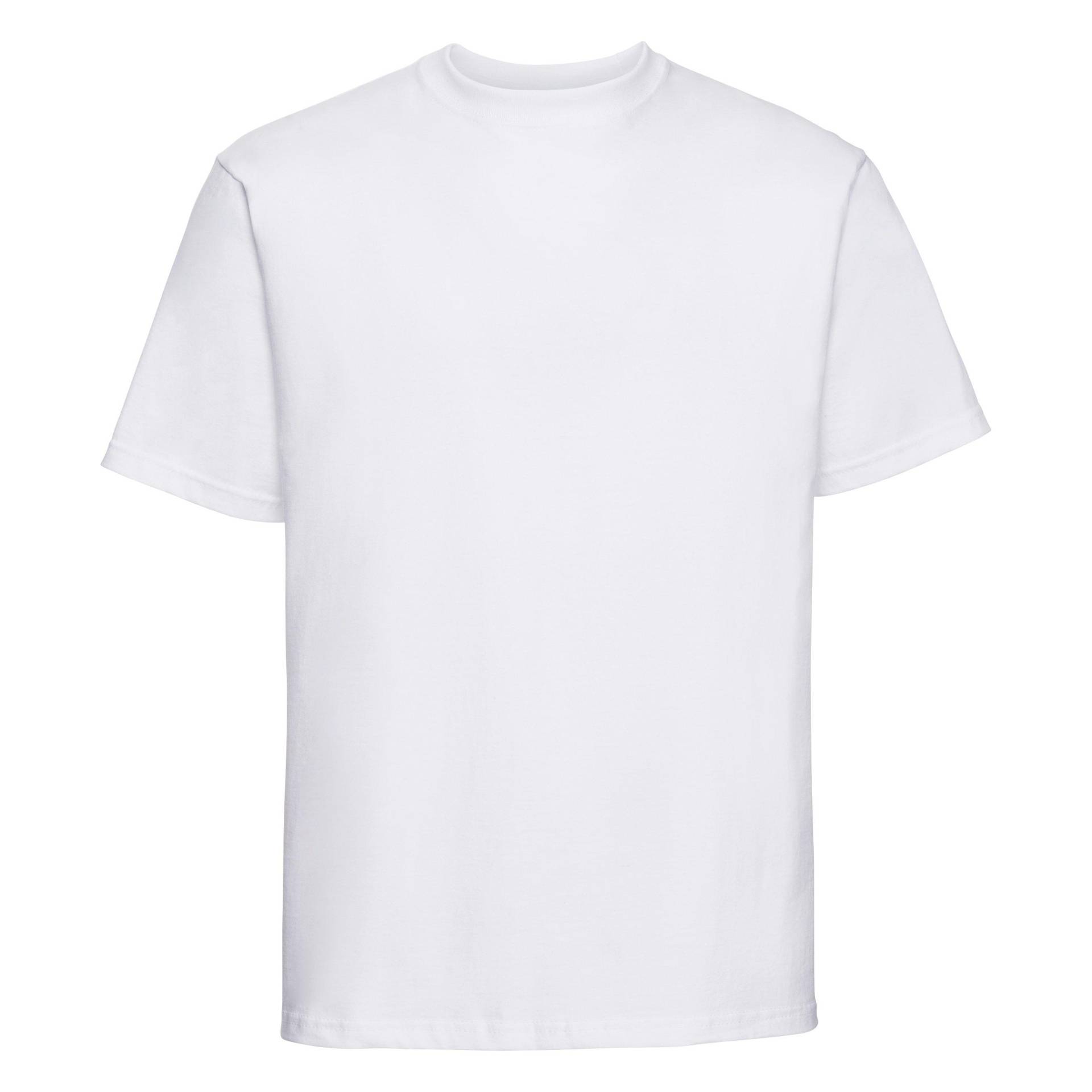 Europe Tshirt, Kurzarm Herren Weiss XXL von Russell