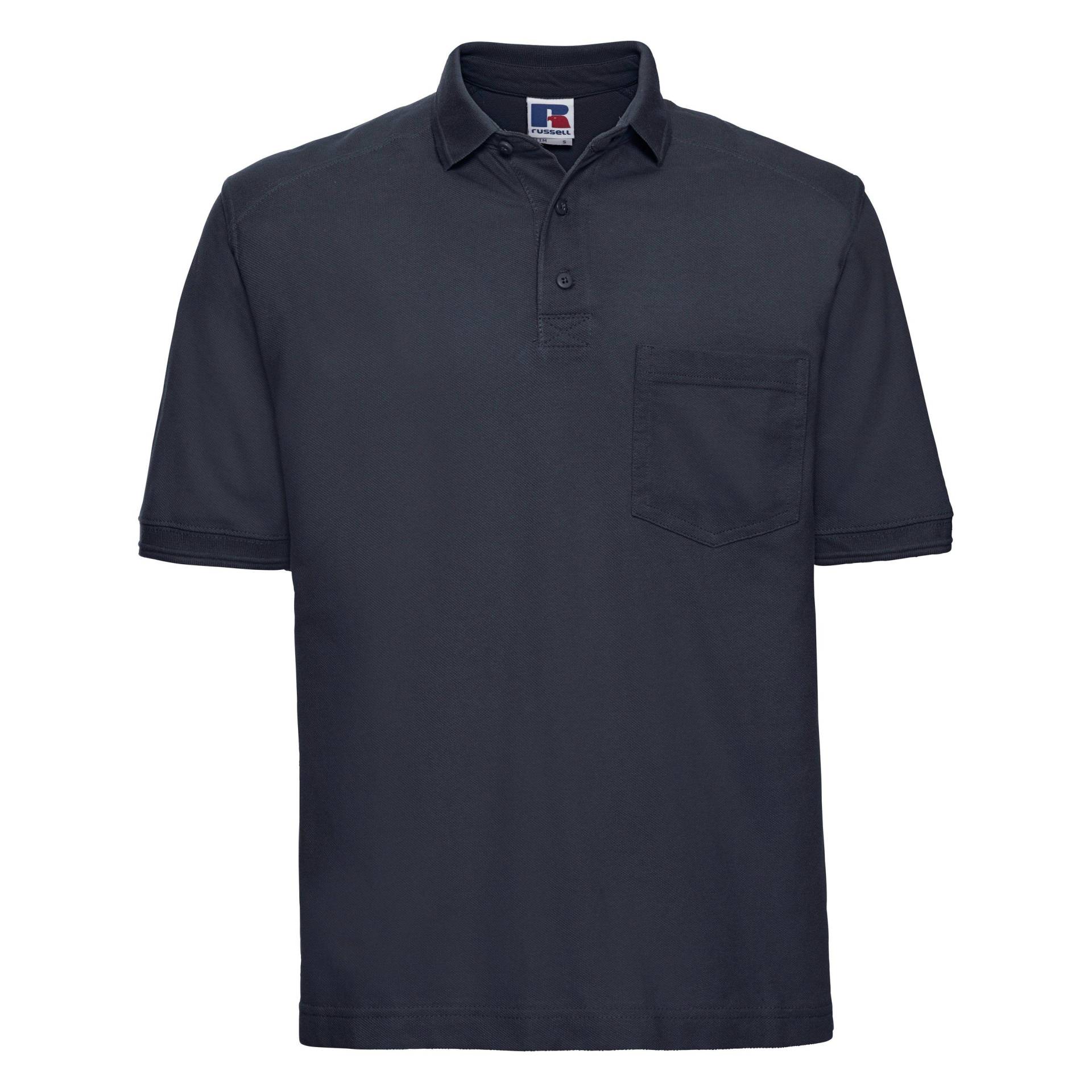 Workwear Poloshirt, Schwere Qualität Herren Marine XS von Russell