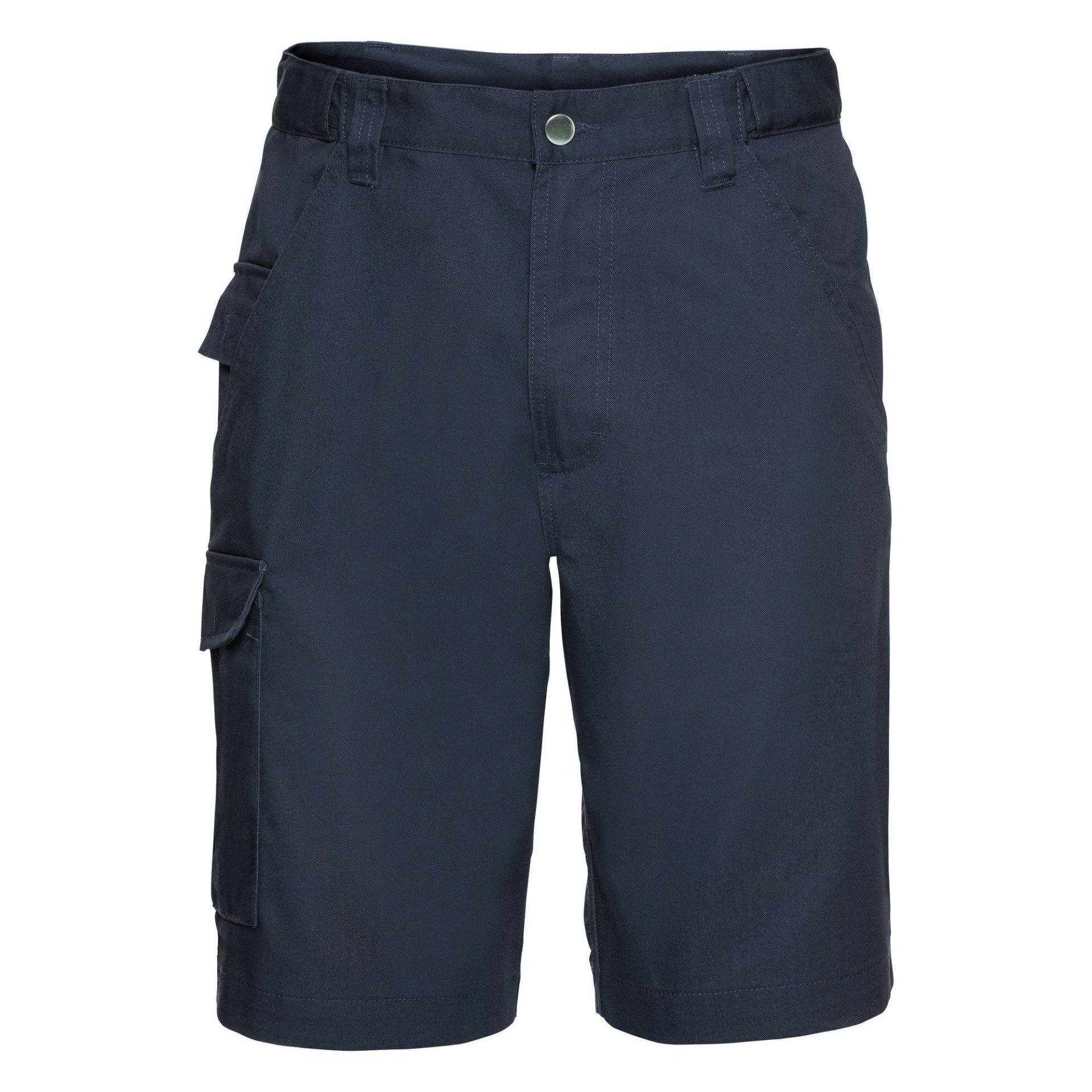 Workwear Twill Shorts Cargoshorts Unisex Marine 48 von Russell