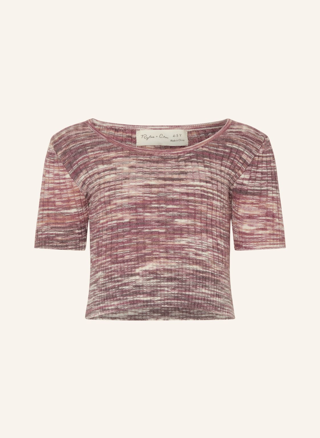 Rylee + Cru Strickshirt rosa