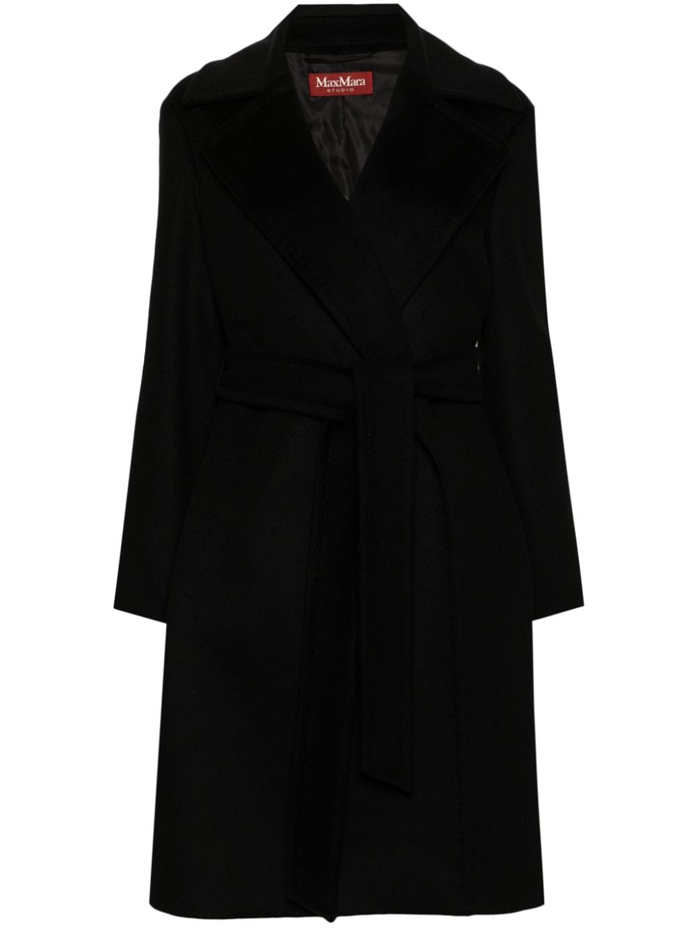 'S Max Mara Tigre virgin wool coat - Black von 'S Max Mara