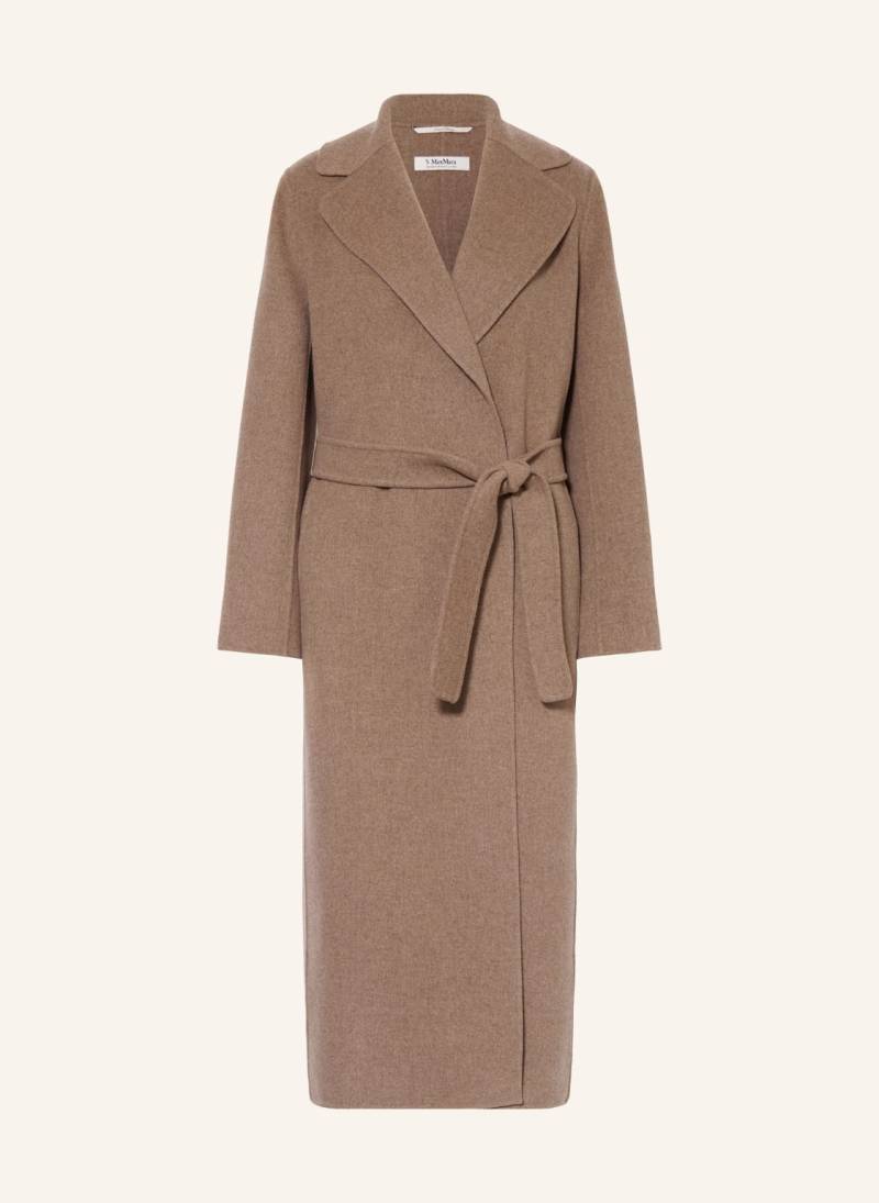 S Max Mara Wollmantel Poldo beige von S Max Mara