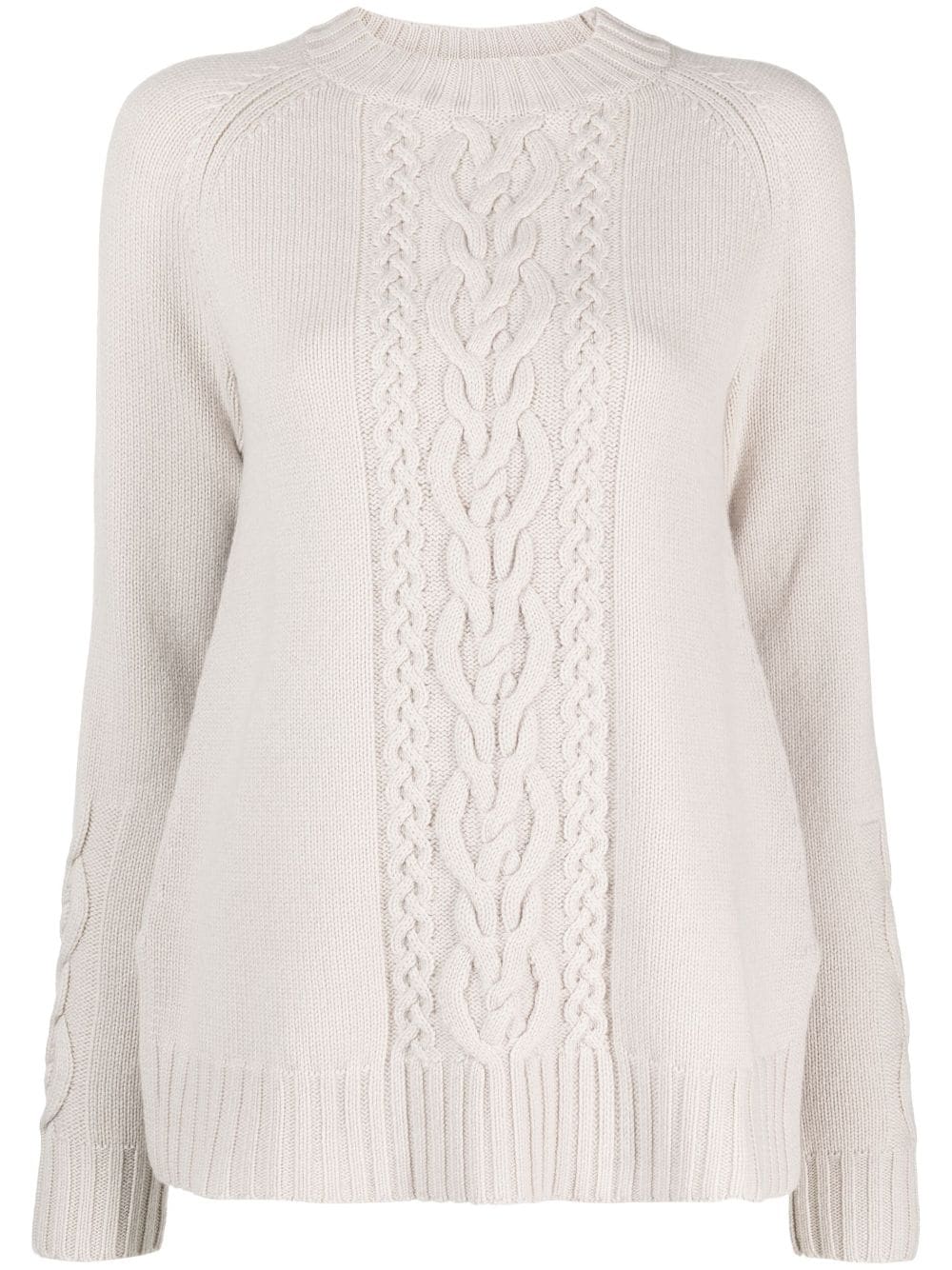 'S Max Mara cable-knit crew-neck jumper - Neutrals von 'S Max Mara