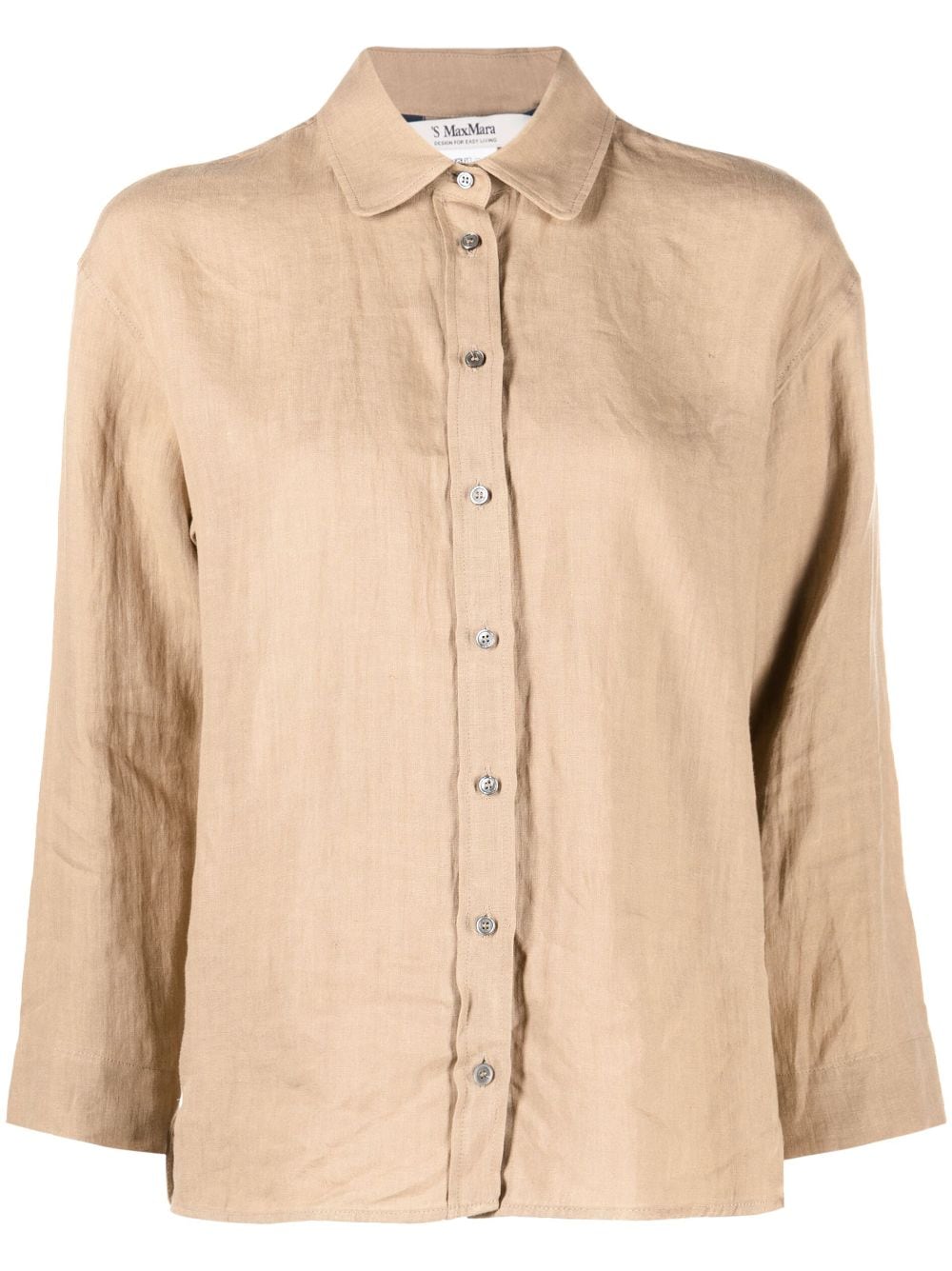 'S Max Mara long-sleeve button-up shirt - Neutrals von 'S Max Mara