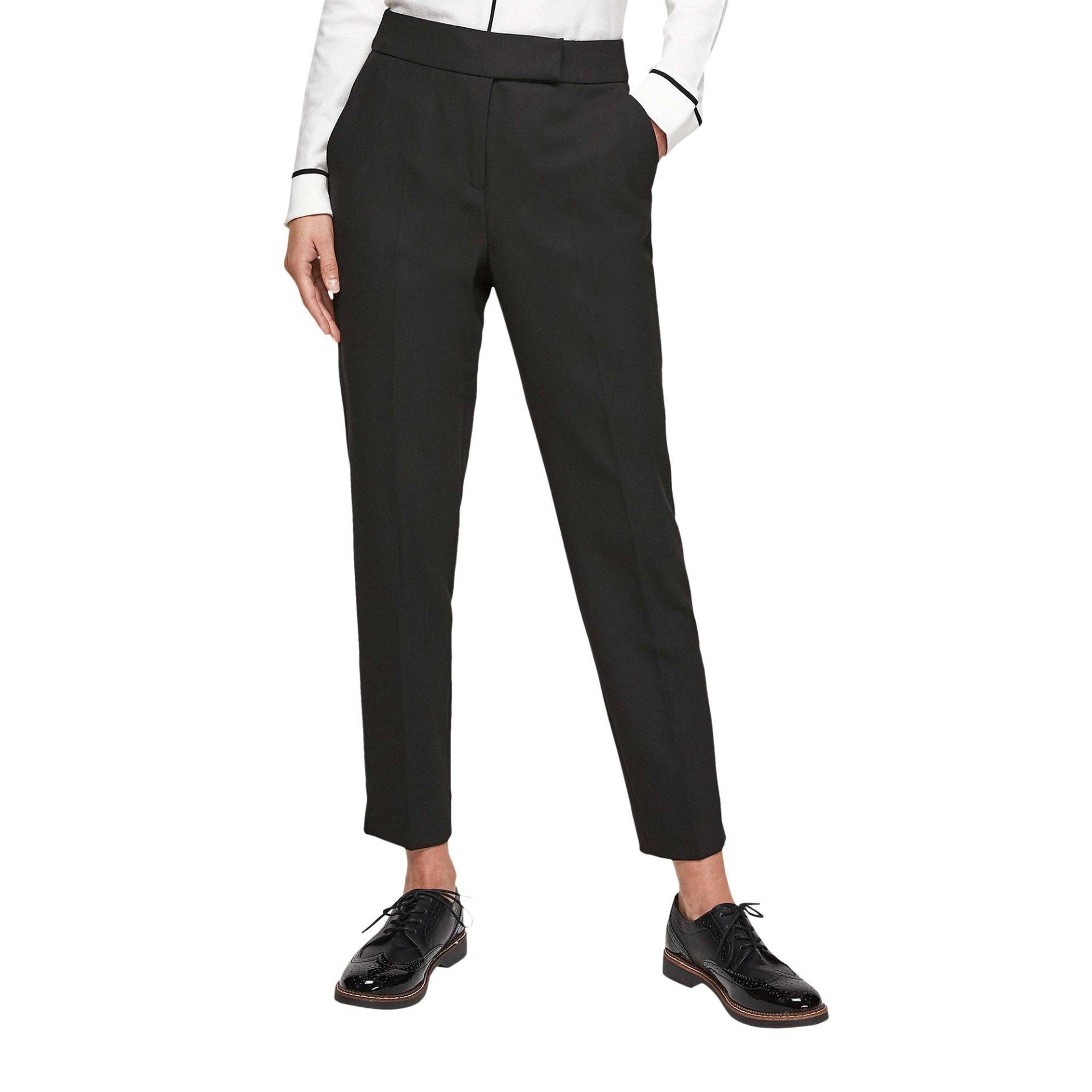 Hose Damen Schwarz 42 von S. Oliver Black Label