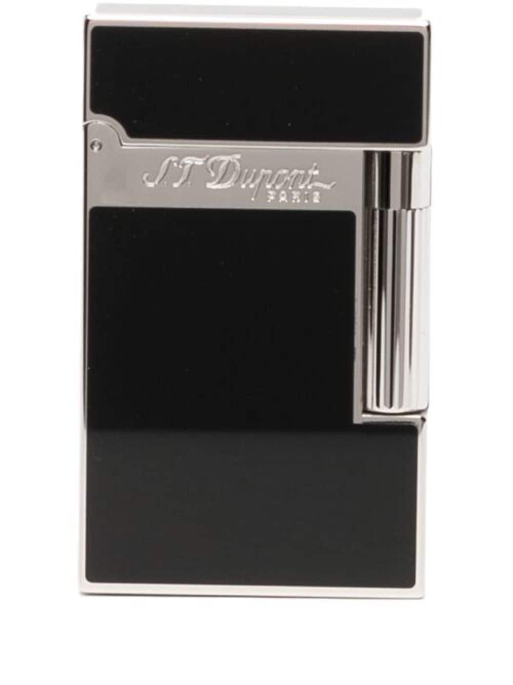 S.T. Dupont Ligne 2 engraved-logo lighter - Black von S.T. Dupont