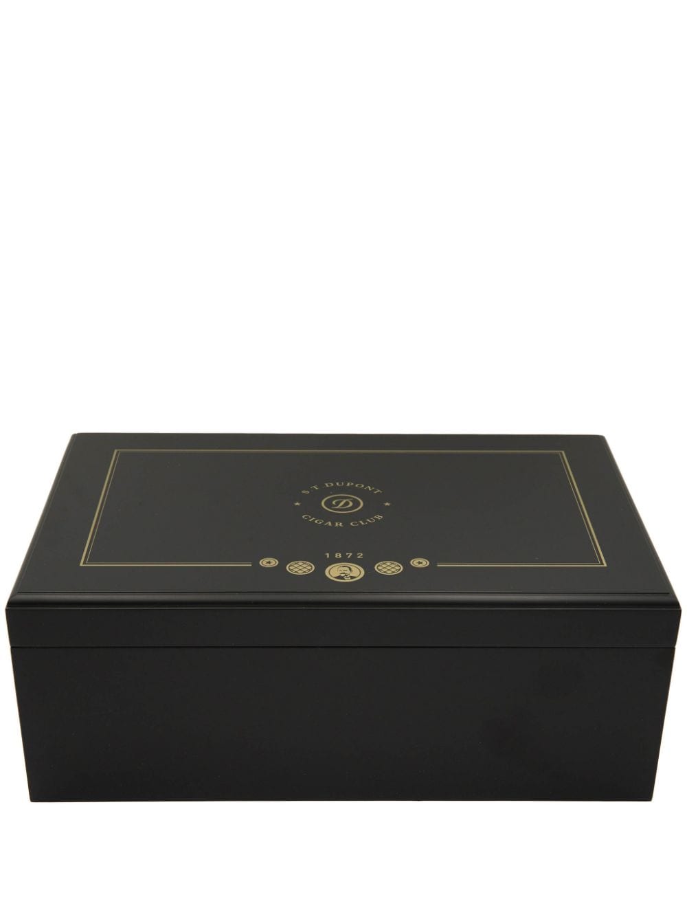 S.T. Dupont Premium Cigar Club lacquered-finish humidor - Black von S.T. Dupont