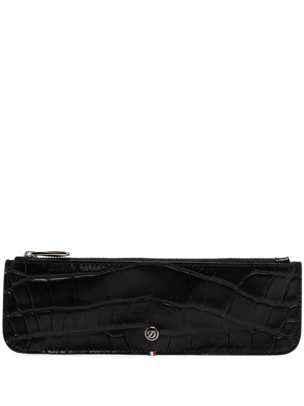 S.T. Dupont crocodile-embossed pencil case - Black von S.T. Dupont