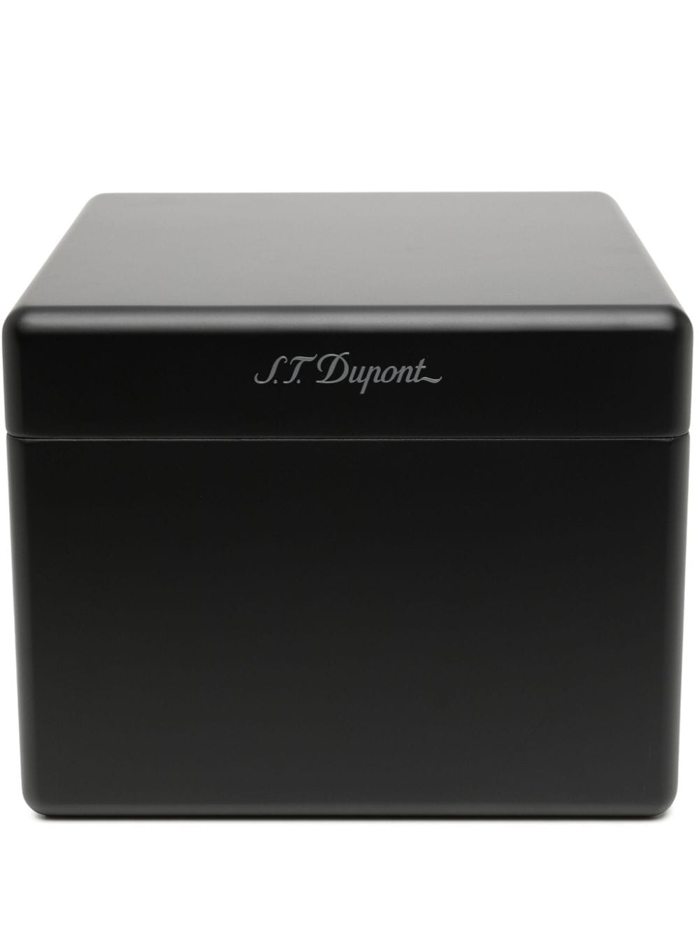 S.T. Dupont cubic-body cigar humidor - Black von S.T. Dupont