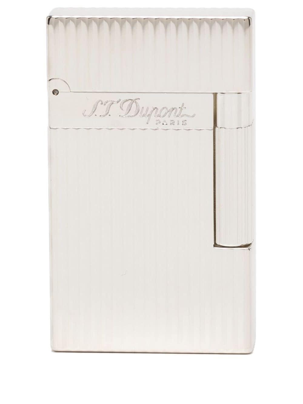 S.T. Dupont logo-engraved gold-tone lighter - Silver von S.T. Dupont