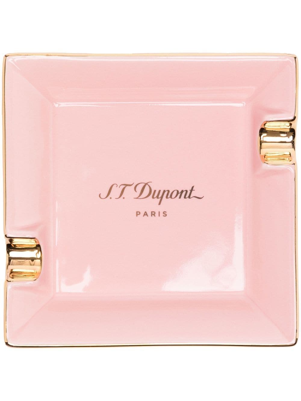 S.T. Dupont mini square cigarette ashtray - Pink von S.T. Dupont