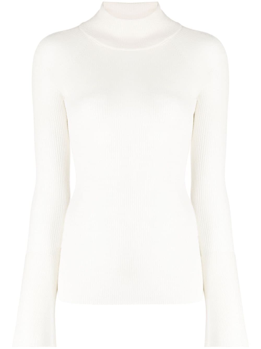 SA SU PHI high-neck long-sleeve jumper - White von SA SU PHI