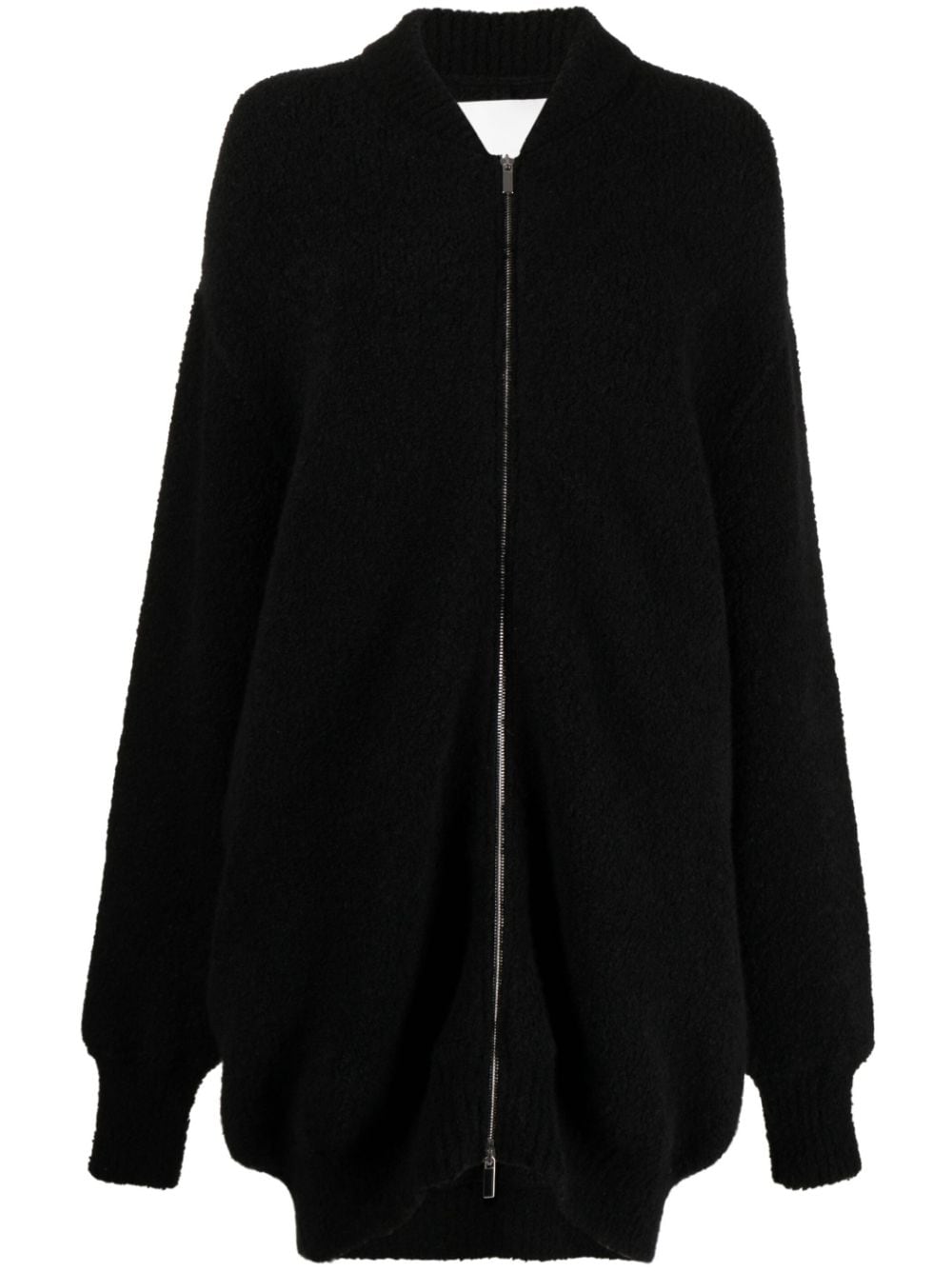 SA SU PHI knitted long-sleeved cardigan - Black von SA SU PHI