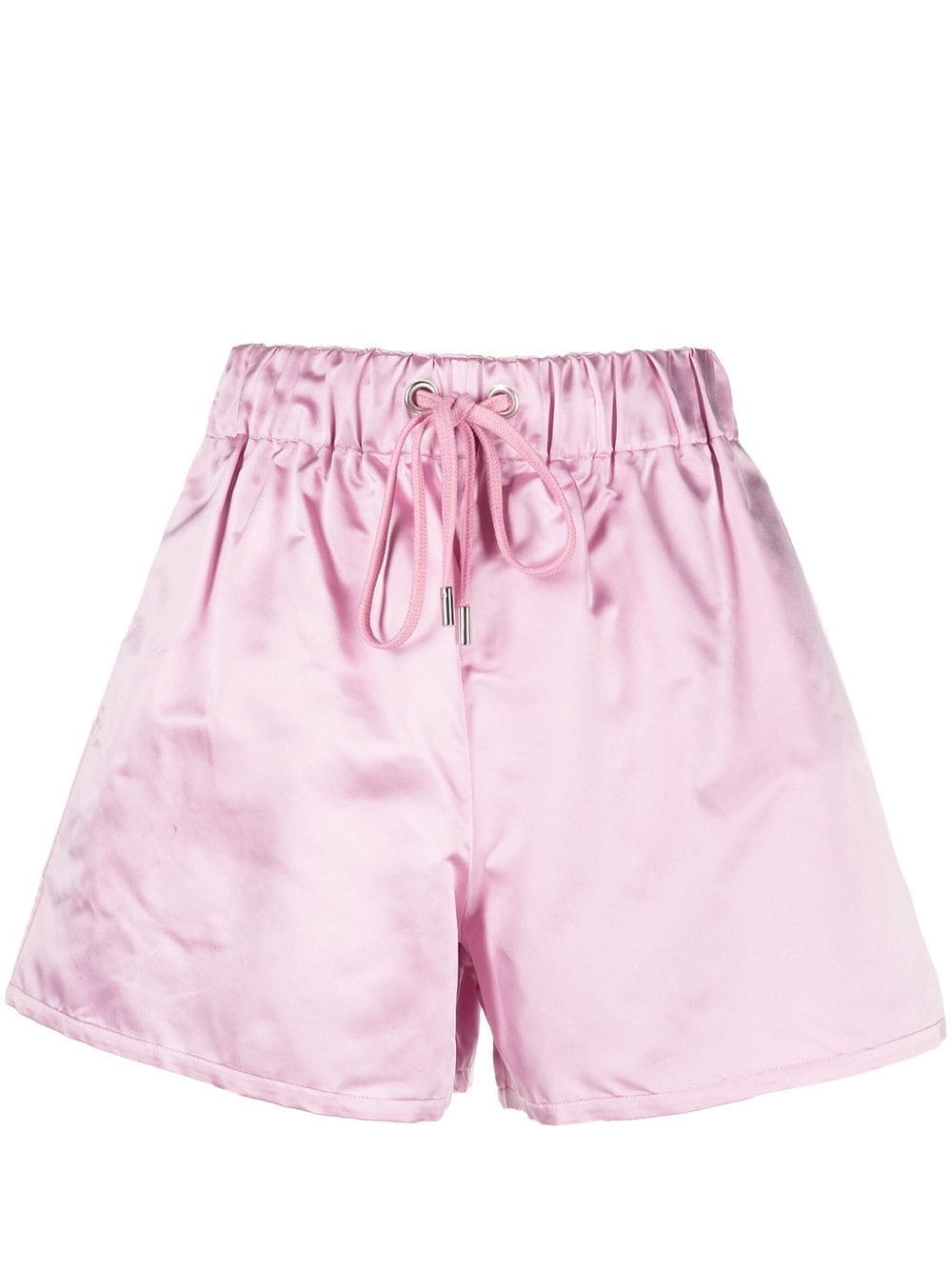 SA SU PHI silk A-line shorts - Pink von SA SU PHI