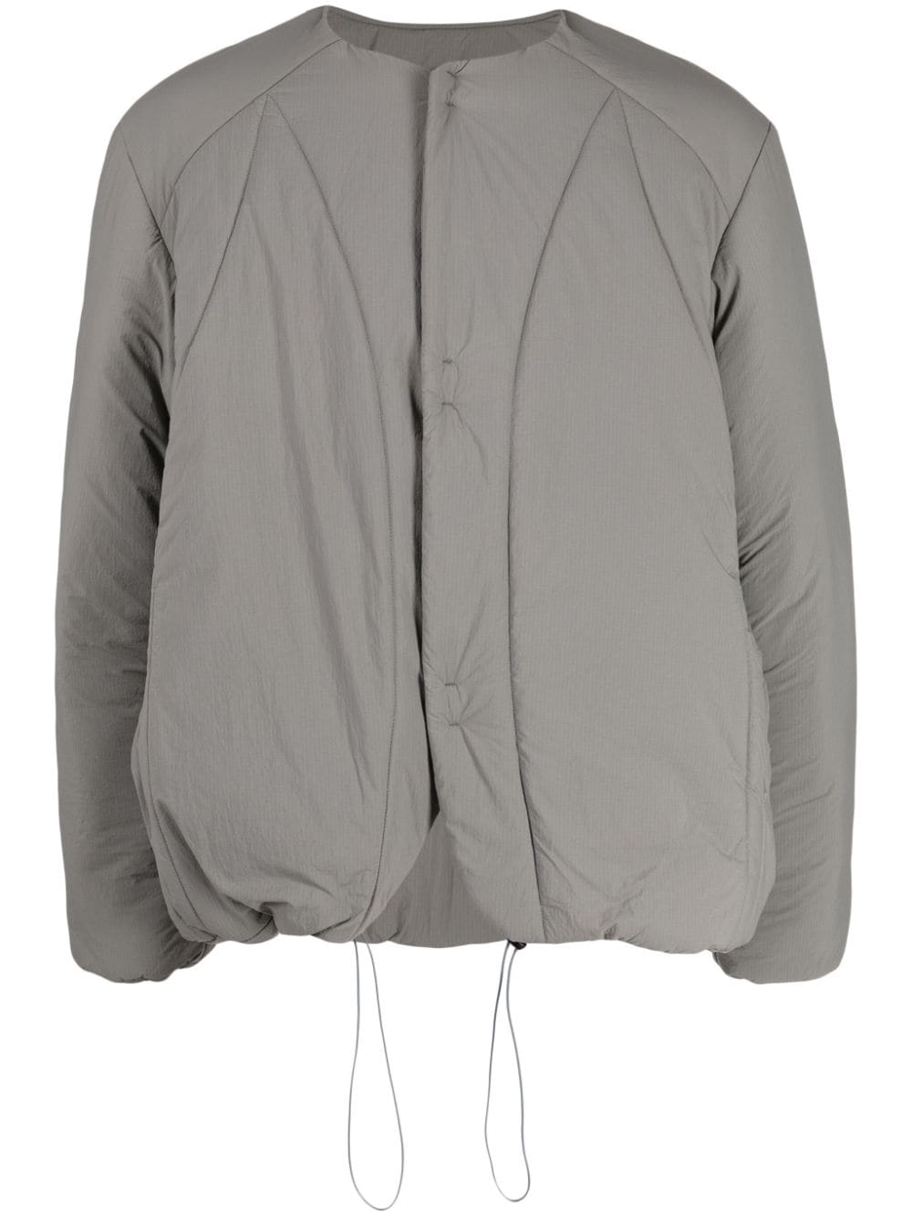SAGE NATION Bekkai adjustable-hem padded jacket - Grey von SAGE NATION