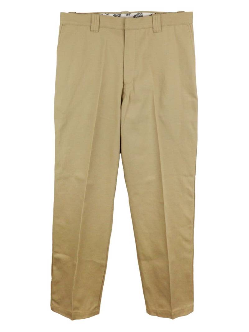 SAINT MXXXXXX logo-patch cotton chinos - Neutrals von SAINT MXXXXXX