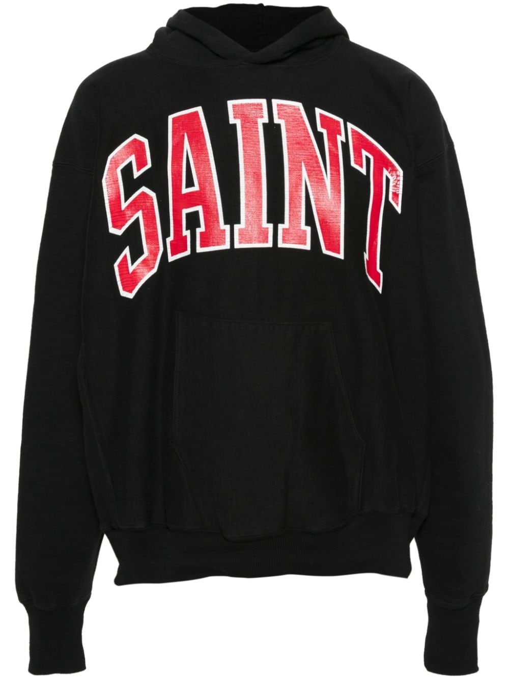 SAINT MXXXXXX logo-print cotton-blend hoodie - Black von SAINT MXXXXXX