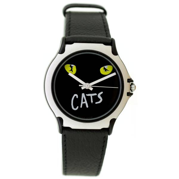 CATS. NOS black Quartzuhr, schwarz von _SALE