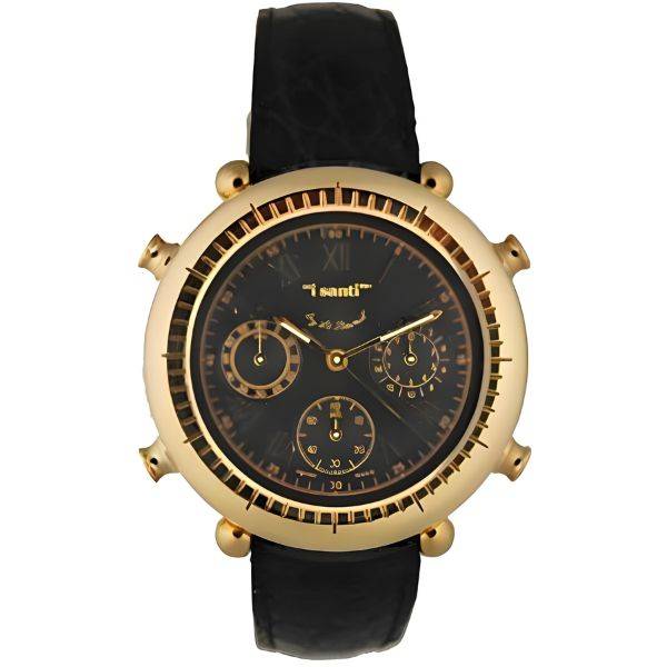 I SANTI, Chronograph Quartzuhr mit Lederband I SANTI, Chronograph Quartzuhr mit Lederband von _SALE