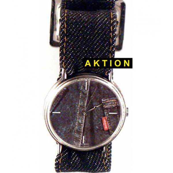 JEANS Set Uhr mit Wechselbändern, blau JEANS Set Uhr mit Wechselbändern, blau von _SALE