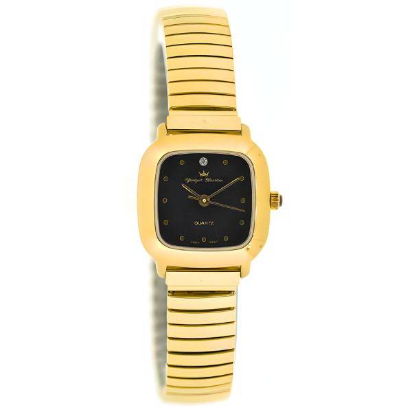 YONGER BRESSON Stretch Armbanduhr vergoldet von _SALE