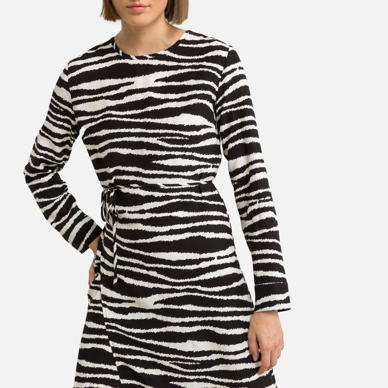 Langärmeliges Kleid, Zebramuster von SAMSOE AND SAMSOE