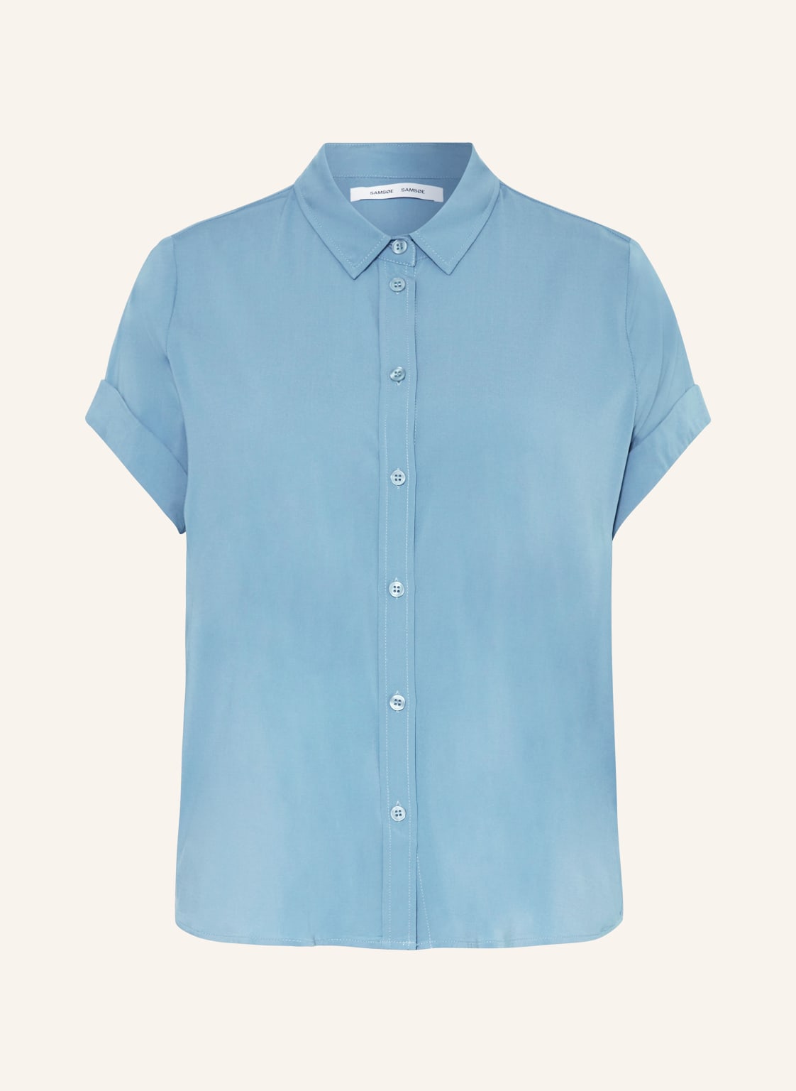 Samsøe Samsøe Hemdbluse Majan blau Samsøe Samsøe Hemdbluse Majan blau von SAMSØE SAMSØE