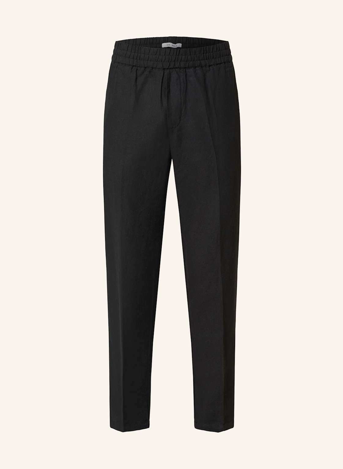 Samsøe Samsøe Hose Smithy Im Jogging-Stil Slim Fit Mit Leinen schwarz Samsøe Samsøe Hose Smithy Im Jogging-Stil Slim Fit Mit Leinen schwarz von SAMSØE SAMSØE
