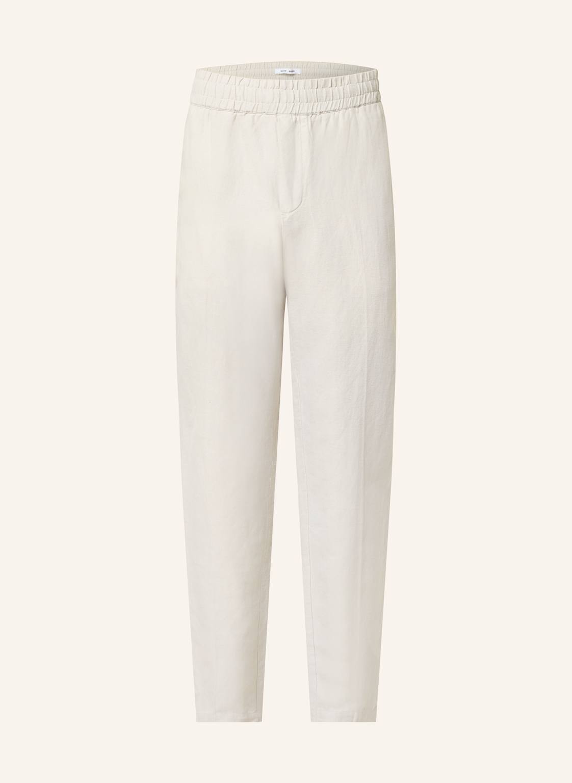 Samsøe  Samsøe Hose Smithy Slim Fit Mit Leinen weiss von SAMSØE  SAMSØE