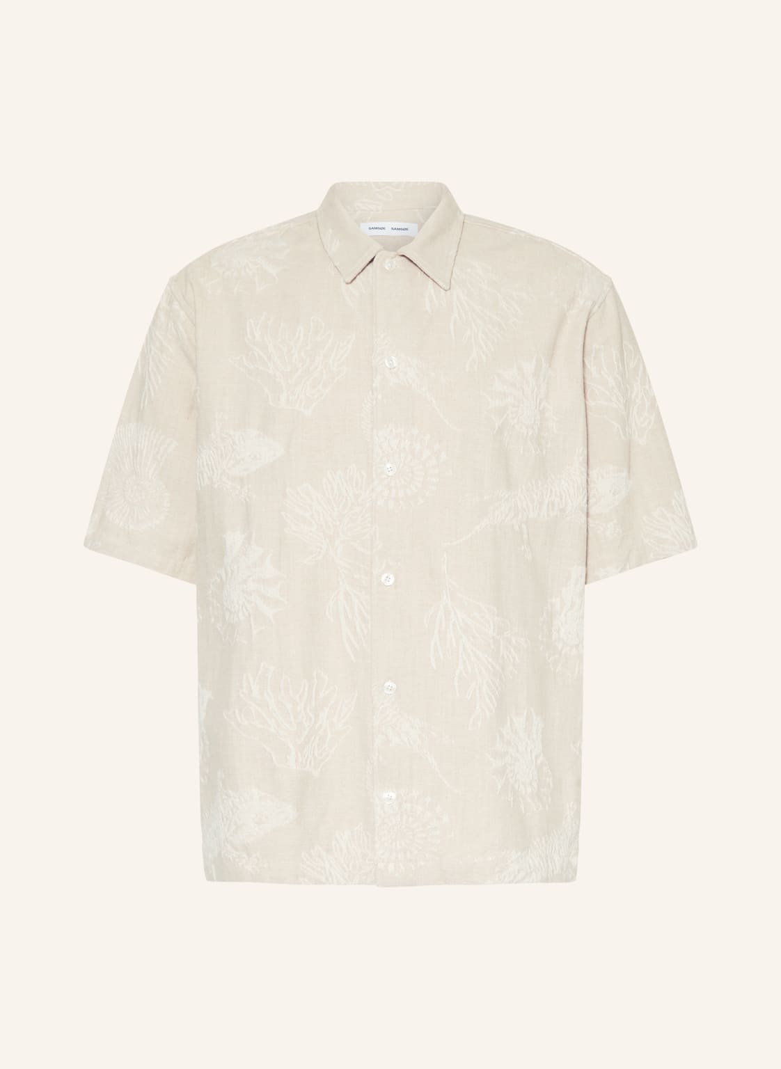 Samsøe Samsøe Kurzarm-Hemd Saayo Comfort Fit beige Samsøe Samsøe Kurzarm-Hemd Saayo Comfort Fit beige von SAMSØE SAMSØE