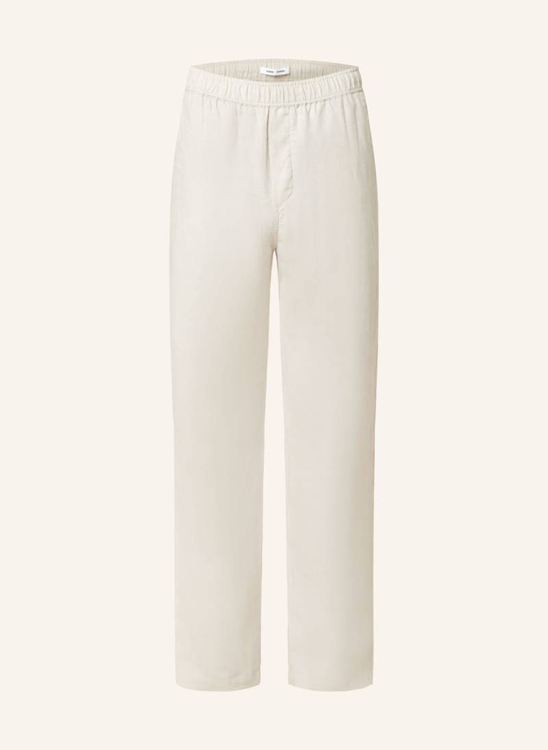 Samsøe  Samsøe Leinenhose Sajabari Regular Fit beige von SAMSØE  SAMSØE